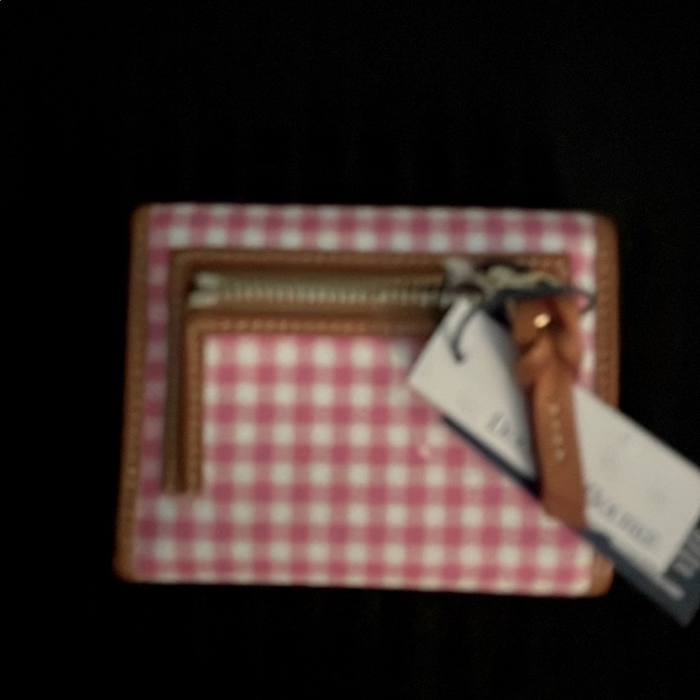 Dooney & Borque gingham wallet